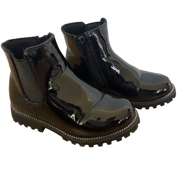 Mix No. 6 Other - Mix No. 6 Chelsie Size 9M Ankle Booties Toddler Patent Leather Size Zip Boots